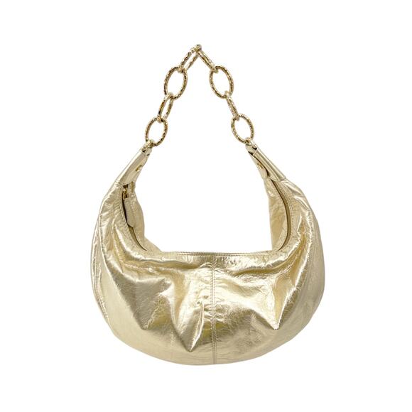 VALENTINO GARAVANI Metallic Chain Hobo - Picture 1 of 15